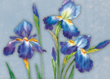 Serviettes - Blue Iris