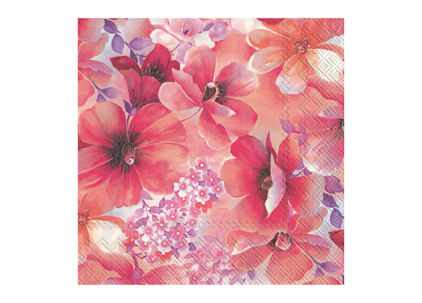 Serviettes - Pink Florals