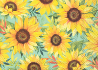 Serviettes - Happy Sunflowers