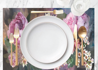 Disposable Placemats - Pink Peonies