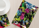 Disposable Placemats - Colourful Flower Medley