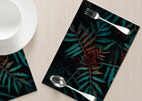 Disposable Placemats - Multicolour Leaves