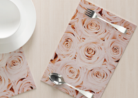 Disposable Placemats - Blushing Roses